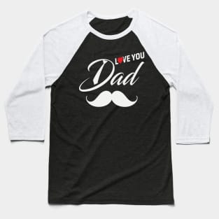 mustache Baseball T-Shirt